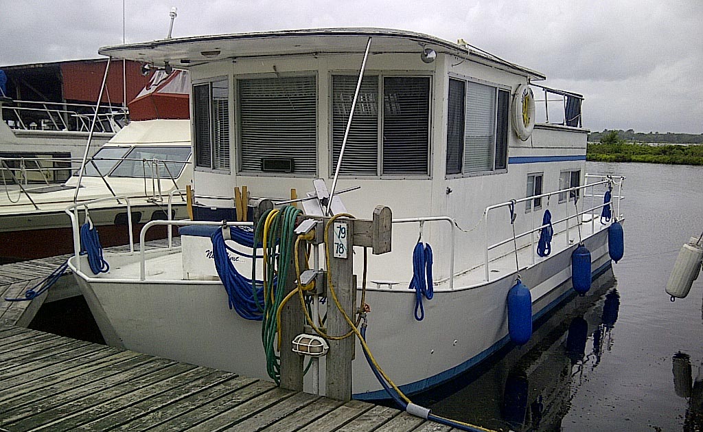 1968 Georgian Steel Houseboat For Sale In The Lindsay Area Northeast Of Toronto Ontario Canada