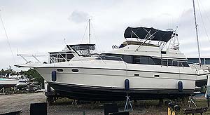 1988 SILVERTON 37 MOTOR YACHT FOR SALE IN WHITBY ONTARIO, CANADA.