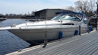 1990 Freshwater 310 Sea Ray 310 Sundancer for sale in the Lindsay area north east of Toronto, Ontario, Canada.