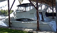 1997 Carver 350 Mariner for sale in the Brechin area north east of Toronto, Ontario, Canada.