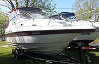 1999 Regal 2760 Commodore for sale in the Lindsay area north east of Toronto, Ontario, Canada.
