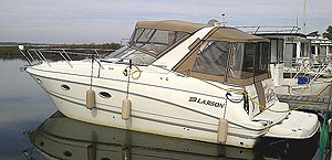 2000 Larson 330 Cabrio sold in the Peterborough area northeast of Toronto, Ontario, Canada.