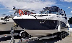 2008 Rinker 280 for sale by Ontario marine, boat and yacht brokers offering power boats and sailboats for sale in the Kingston, Whitby, Brighton, Cobourg, Trenton And Belleville Areas Of Ontario Canada.
