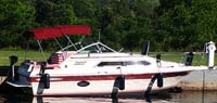 2001 CARVER 326 AFT CABIN FOR SALE IN THE GANANOQUE AREA EAST OF TORONTO AND KINGSTON, ONTARIO, CANADA