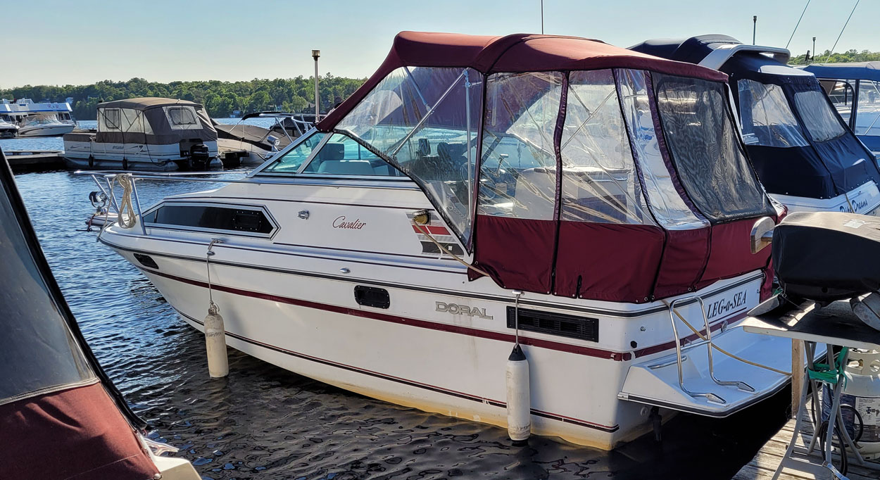 1990 DORAL CAVALIER AFT CABIN FOR SALE IN THE BOBCAYGEON AREA, ONTARIO, CANADA
