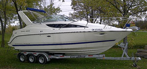 2007 Bayliner 285 SB sold in the Lindsay area northeast of Toronto, Ontario, Canada.